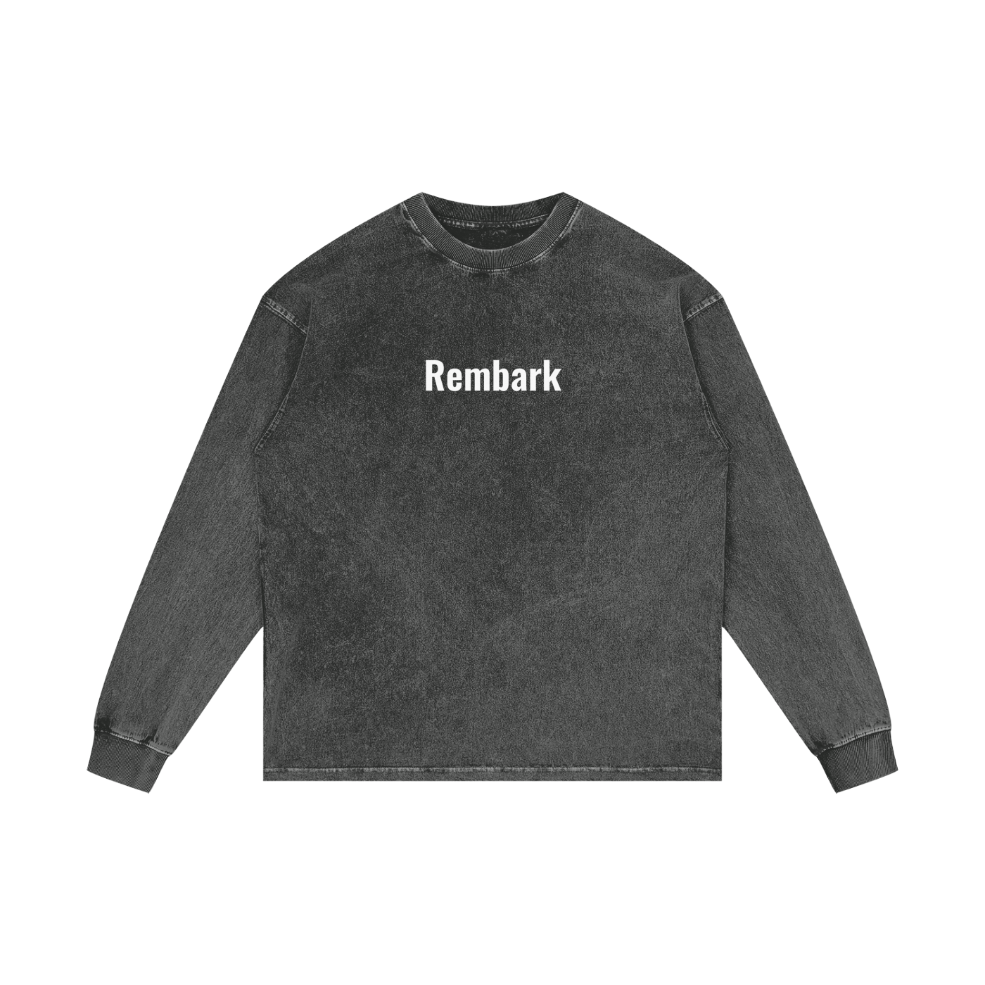 Acid Wash Oversize Long Sleeve T-Shirt