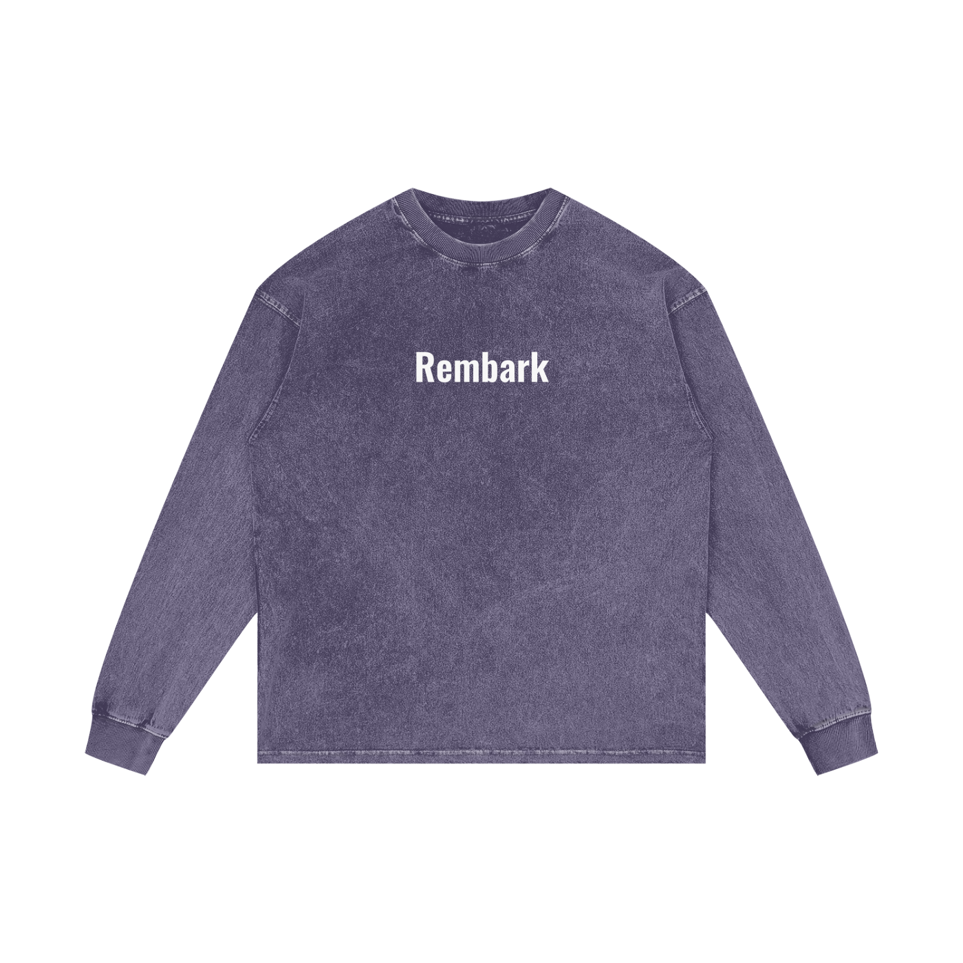 Acid Wash Oversize Long Sleeve T-Shirt