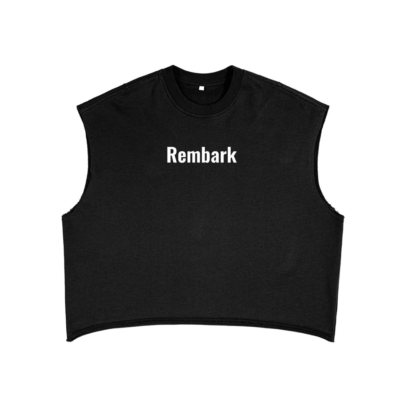 Camiseta sin mangas cuadrada de felpa francesa